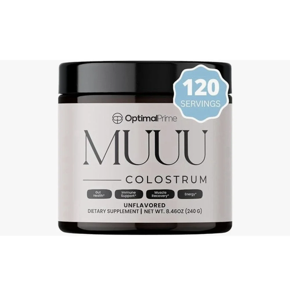 Optimal Prime - MUUU Bovine Colostrum Hair, Skin, and Nails, 120 Servings - Picture 8 of 13